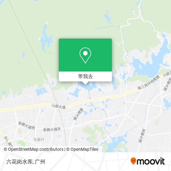 六花岗水库地图
