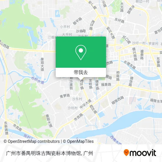广州市番禺明珠古陶瓷标本博物馆地图