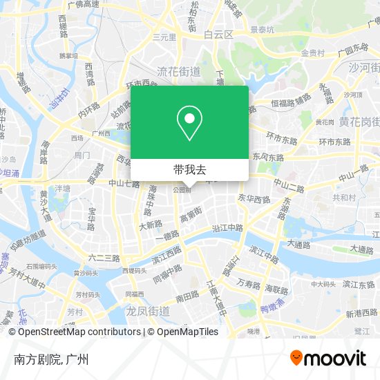 南方剧院地图