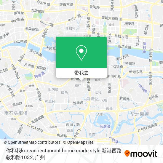 你和我korean restaurant home made style 新港西路敦和路1032地图