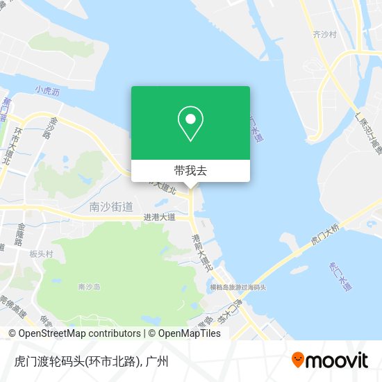 虎门渡轮码头(环市北路)地图