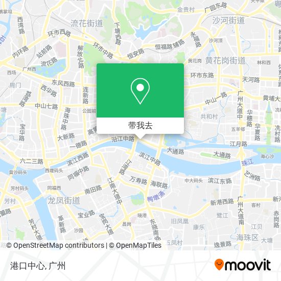 港口中心地图