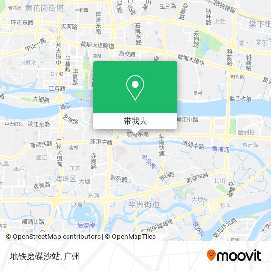 地铁磨碟沙站地图