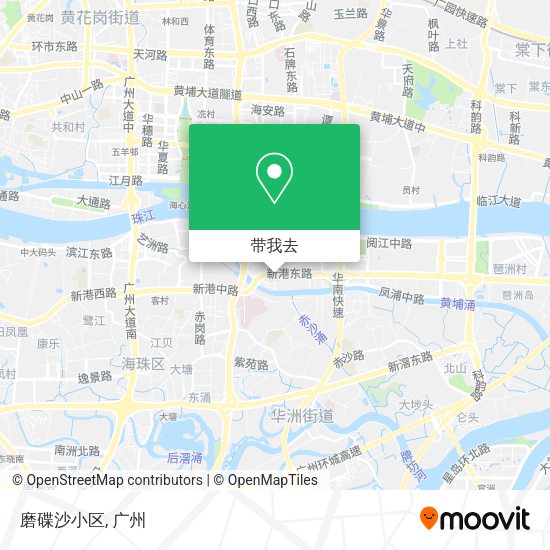 磨碟沙小区地图