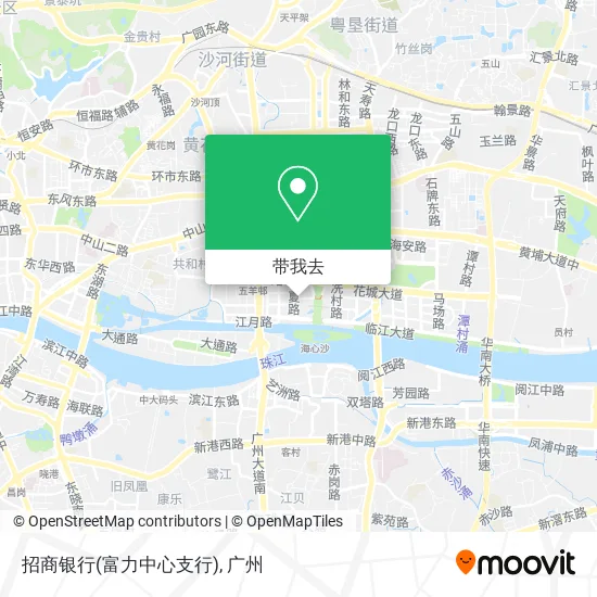 招商银行(富力中心支行)地图