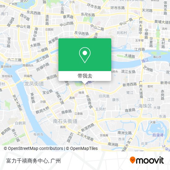 富力千禧商务中心地图
