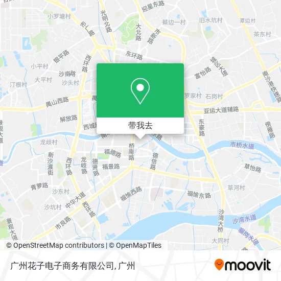 广州花子电子商务有限公司地图