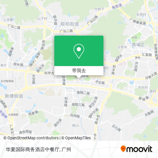 华夏国际商务酒店中餐厅地图