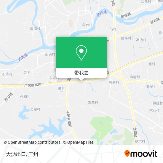 大沥出口地图