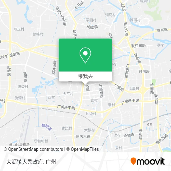 大沥镇人民政府地图