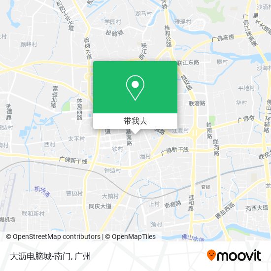 大沥电脑城-南门地图