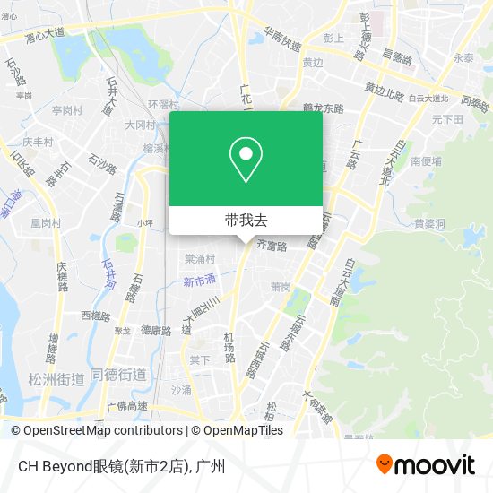 CH Beyond眼镜(新市2店)地图