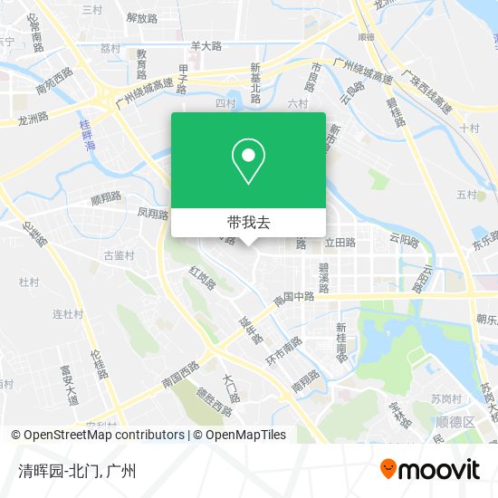 清晖园-北门地图