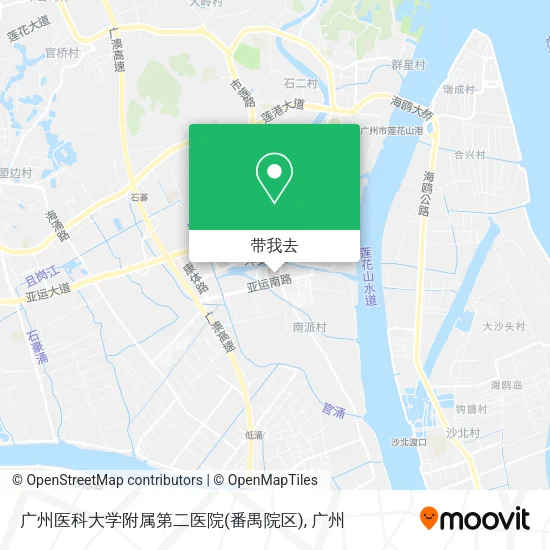 广州医科大学附属第二医院(番禺院区)地图
