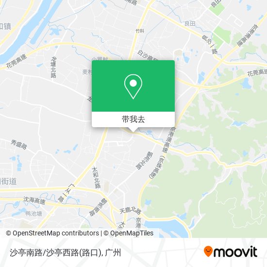 沙亭南路/沙亭西路(路口)地图