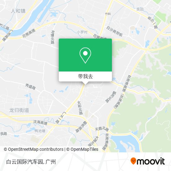 白云国际汽车园地图