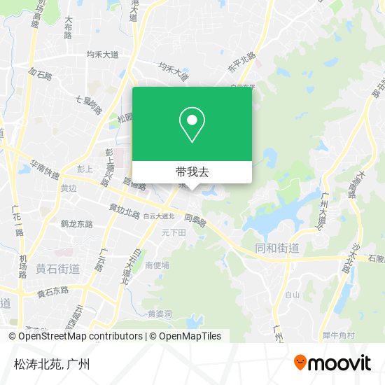 松涛北苑地图