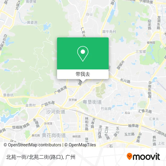 北苑一街/北苑二街(路口)地图