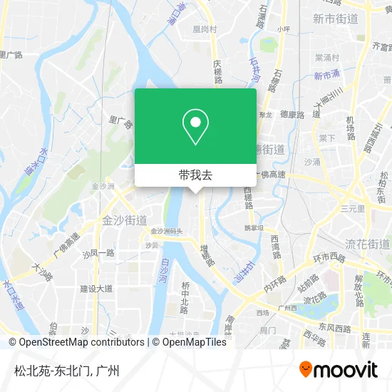 松北苑-东北门地图