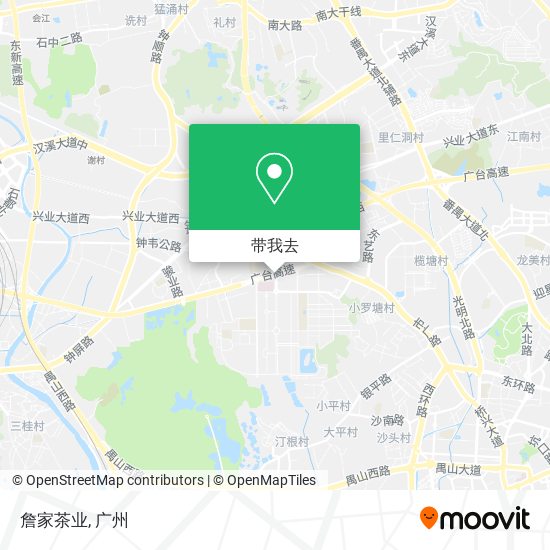 詹家茶业地图