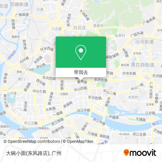 大碗小面(东风路店)地图