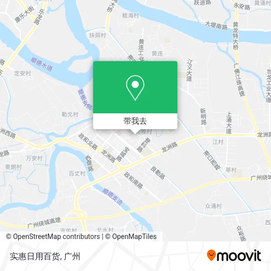 实惠日用百货地图