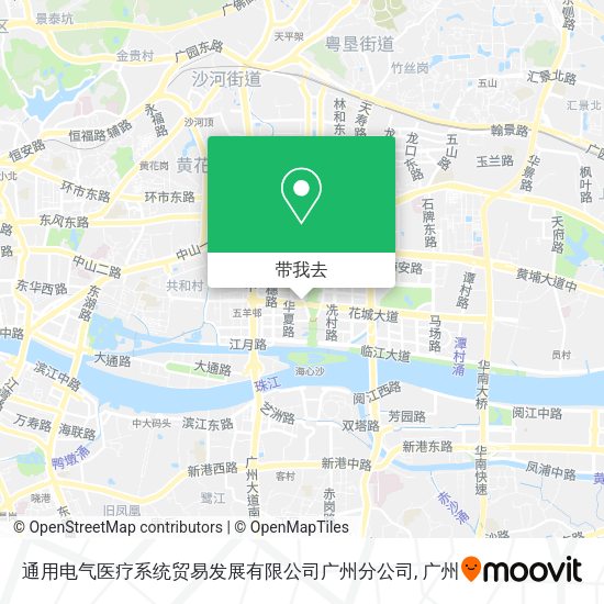 通用电气医疗系统贸易发展有限公司广州分公司地图