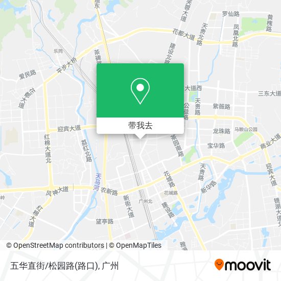 五华直街/松园路(路口)地图