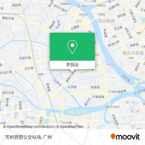 芳村西塱公交站场地图