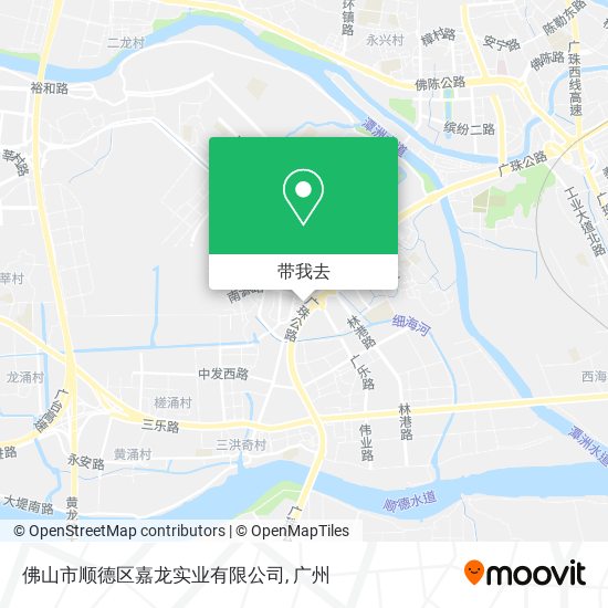 佛山市顺德区嘉龙实业有限公司地图