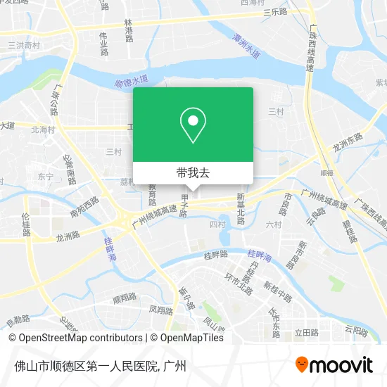 佛山市顺德区第一人民医院地图