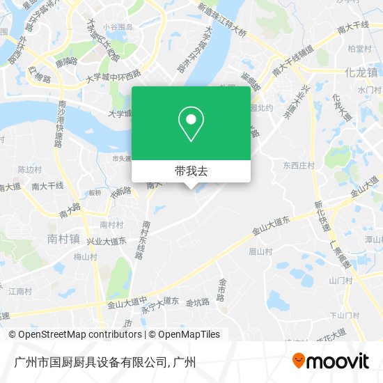 广州市国厨厨具设备有限公司地图