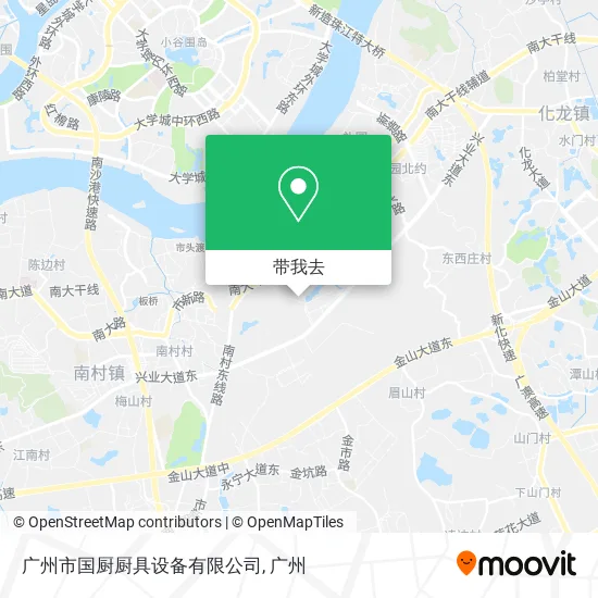 广州市国厨厨具设备有限公司地图