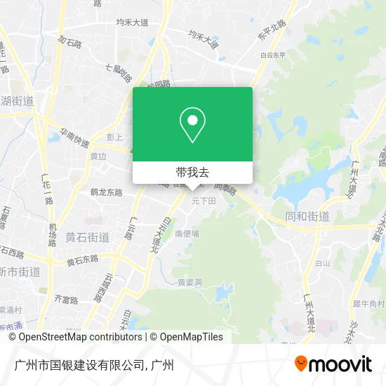 广州市国银建设有限公司地图