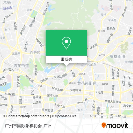 广州市国际象棋协会地图