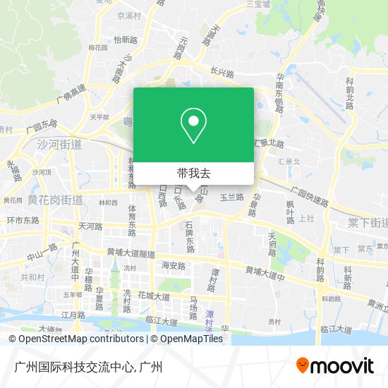 广州国际科技交流中心地图