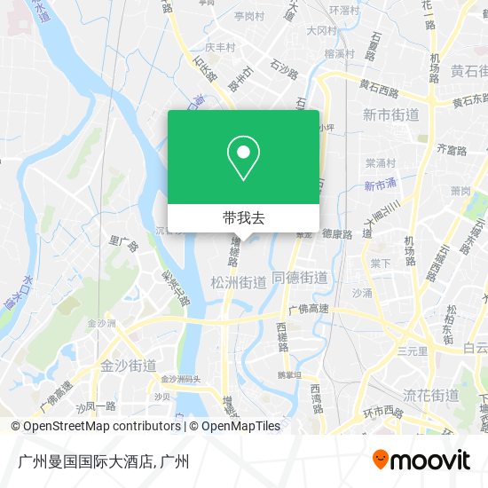 广州曼国国际大酒店地图