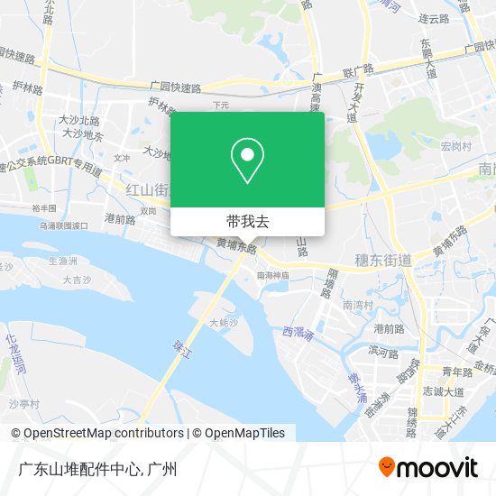 广东山堆配件中心地图