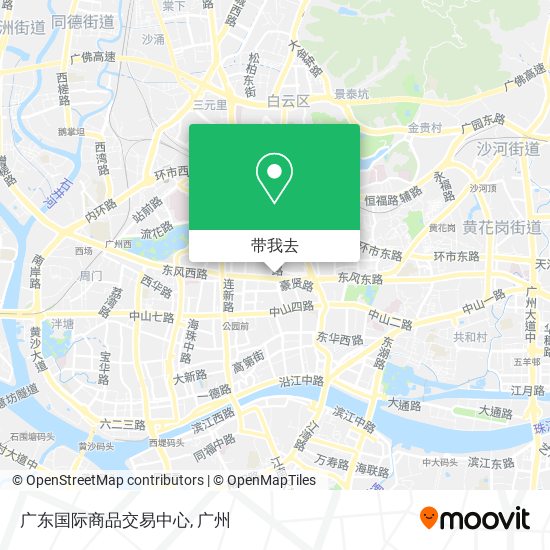 广东国际商品交易中心地图
