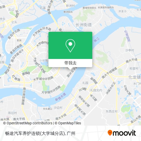 畅途汽车养护连锁(大学城分店)地图