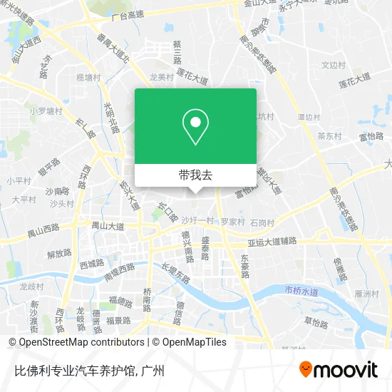 比佛利专业汽车养护馆地图