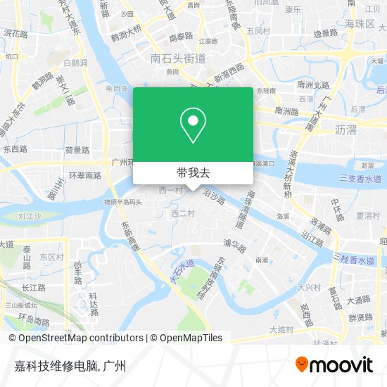 嘉科技维修电脑地图