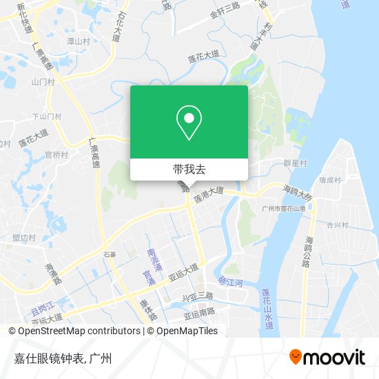 嘉仕眼镜钟表地图