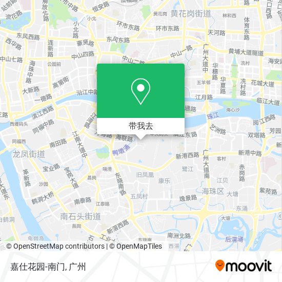 嘉仕花园-南门地图