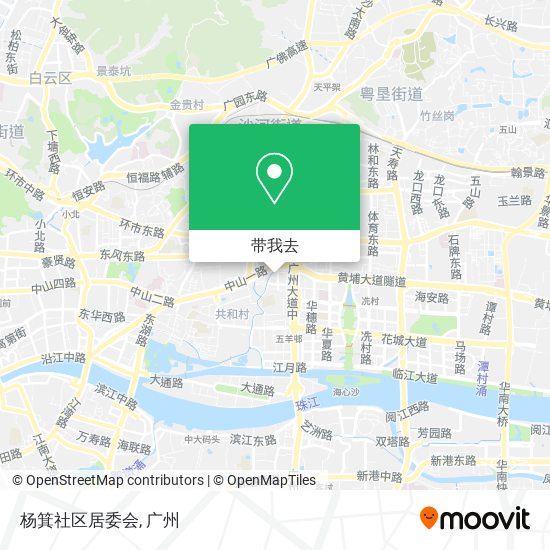 杨箕社区居委会地图