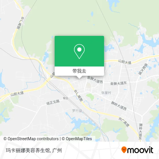 玛卡丽娜美容养生馆地图