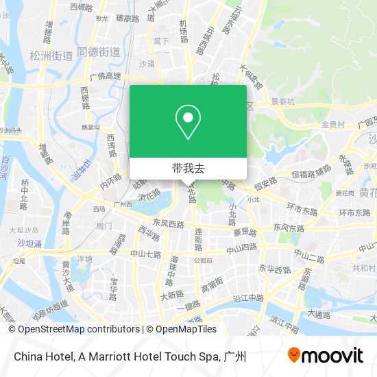 China Hotel, A Marriott Hotel Touch Spa地图