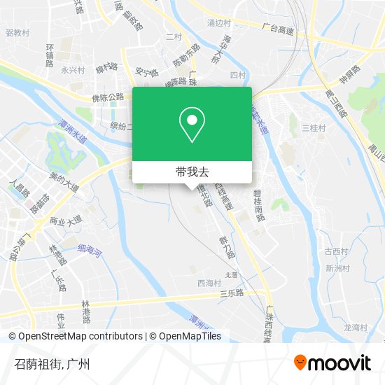 召荫祖街地图
