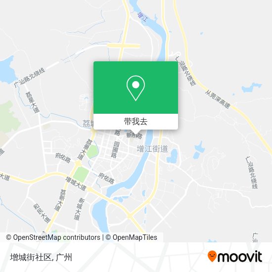 增城街社区地图