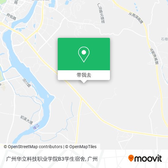 广州华立科技职业学院B3学生宿舍地图